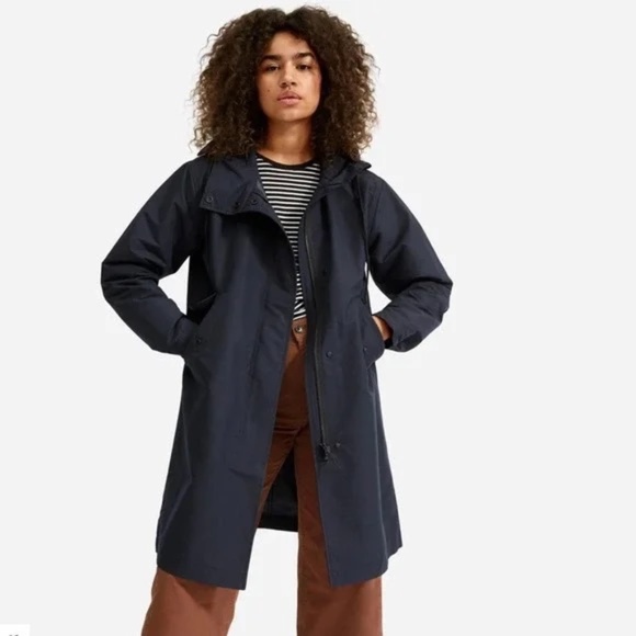 Navy Rain Jacket - Picture 1 of 8